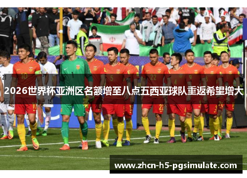 2026世界杯亚洲区名额增至八点五西亚球队重返希望增大 2026世界杯亚洲区名额增至八点五西亚球队重返希望增大