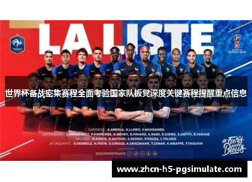 世界杯备战密集赛程全面考验国家队板凳深度关键赛程提醒重点信息 世界杯备战密集赛程全面考验国家队板凳深度关键赛程提醒重点信息